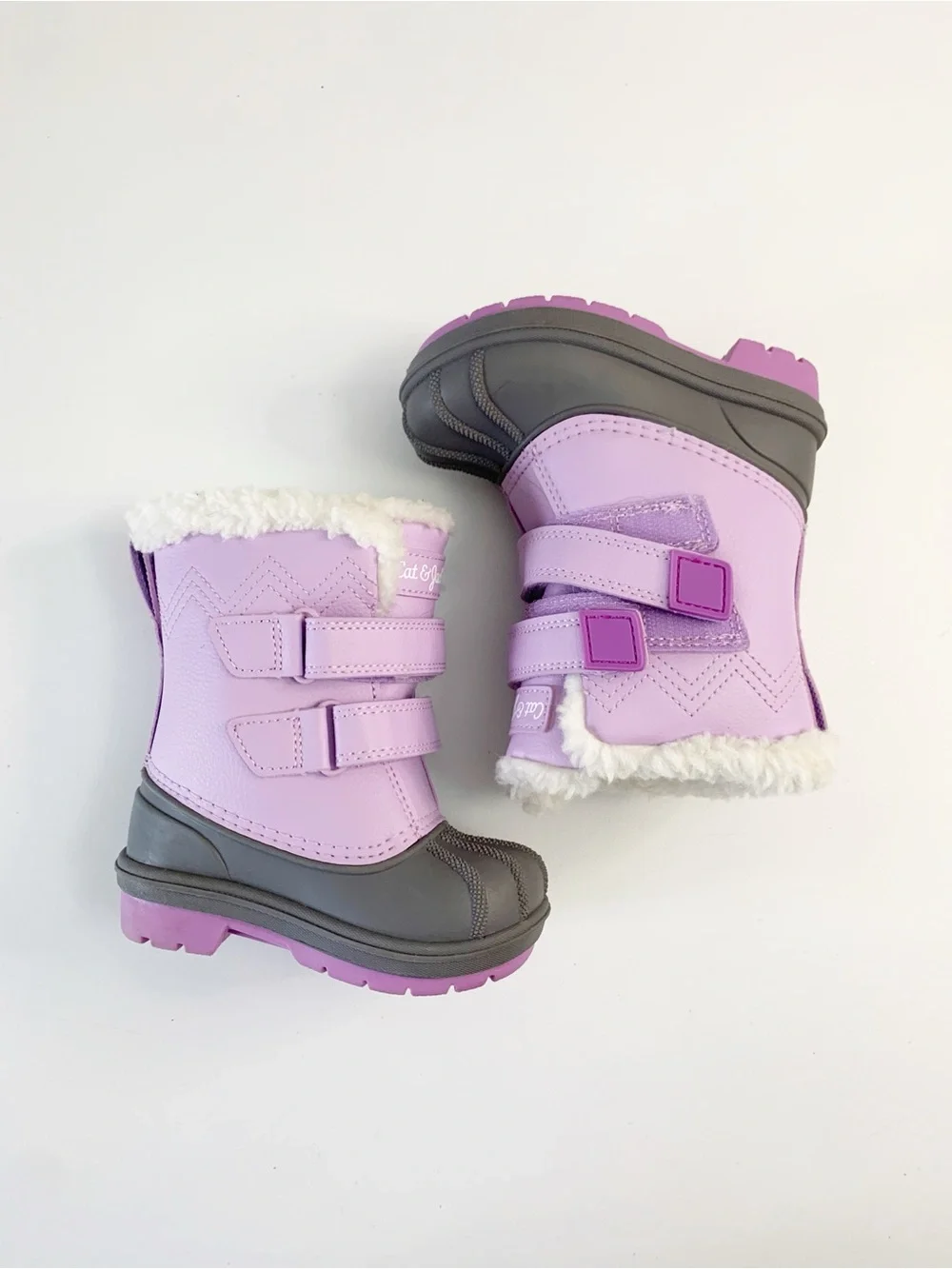 Cat & Jack Infant Toddler Light Purple Winter Boots ~ 5